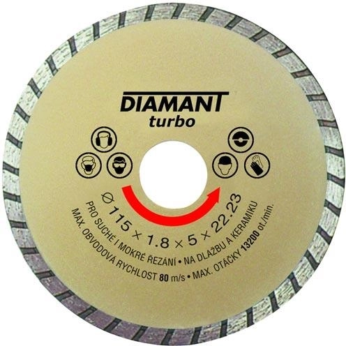 125 mm TURBO Diamond Blade for Concrete and Stone
