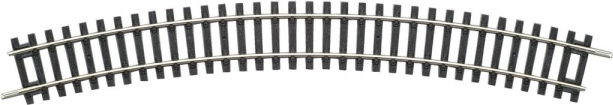Lankinė bėgio atkarpa PIKO H0 R3, 30°, spindulys 484 mm