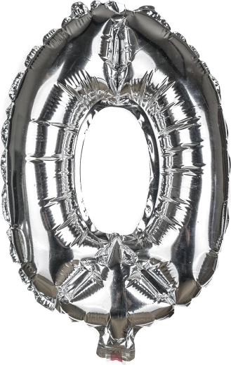 Foil Balloon Number 0, 30 cm – MY PARTY