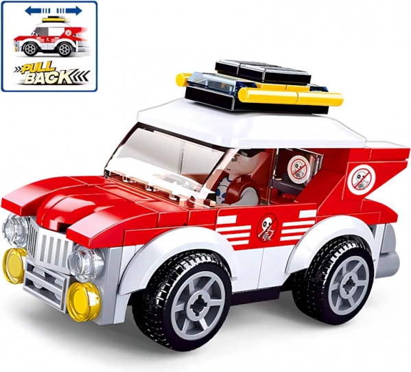 Sluban Town lenktyninis automobiliukas – prisukama konstravimo rinkinio versija