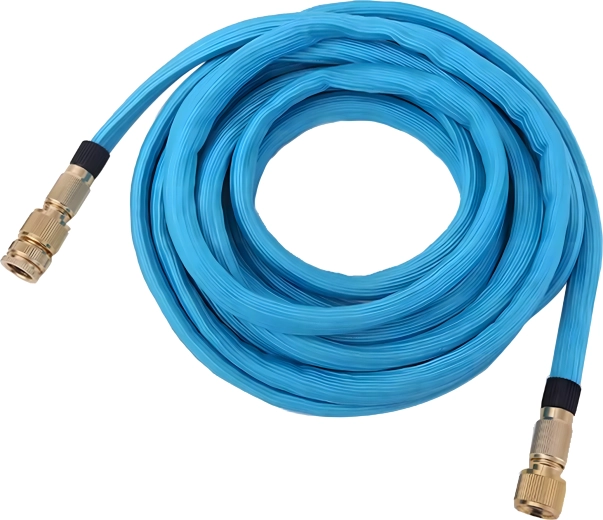 Expandable Garden Hose 13.6–30 m with 1/2" and 3/4" Brass Quick Connectors