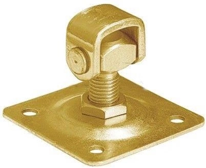 Reguliuojamas prisukamas vyris M20 × 100 mm, geltonai cinkuotas