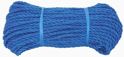 Susukta polipropileno virvutė, 4 mm, 30 m