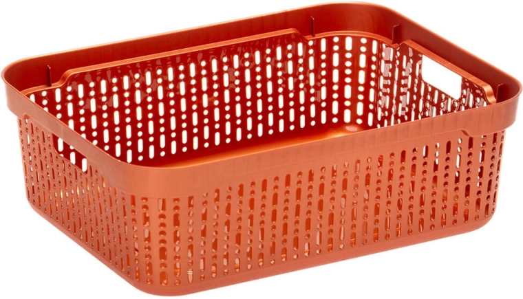 Plastikinis laikymo krepšelis „Morsetta“ 39,3 × 30 × 13 cm – spalvų miksas