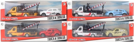 Metalinis tralas su automobiliu – 4 spalvų variantai