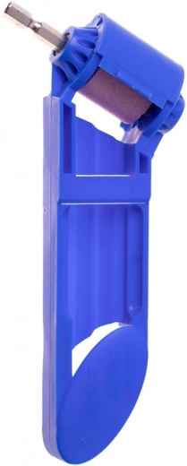 Portable drill bit sharpener - blue