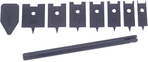 Flat Wood Drill Bit Set 10–25 mm, 9 Pieces