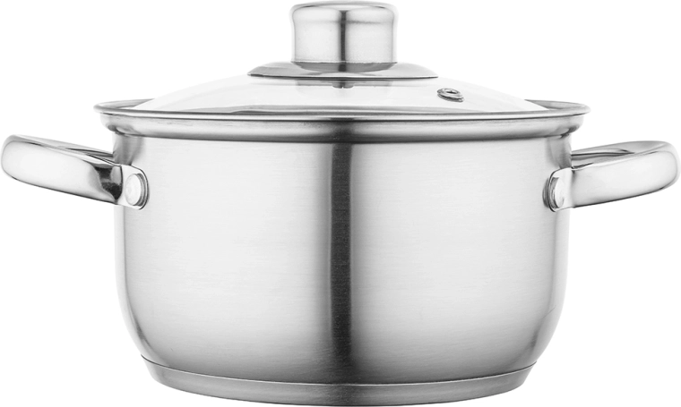 Fabio stainless steel pot with lid 16 cm, 1.9 l