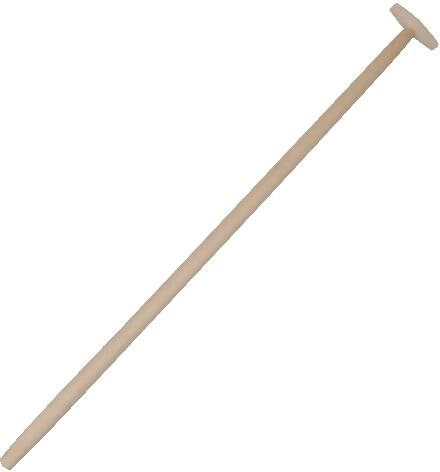 Medinis koto antgalis kastuvui su T rankena 120 cm