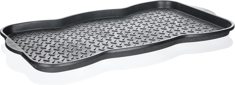 Avalynės nuvarvėjimo padėklas 75 × 38 cm, plastikas, juodas, formuotas BRILANZ