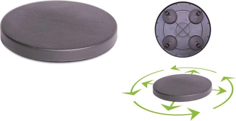 Mobile round stand 29.2 cm – anthracite