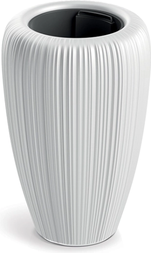 Orobo flower pot, white, 29 cm - 1 piece
