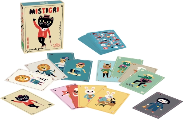 Vilac Old Maid with Animals Mistrigri