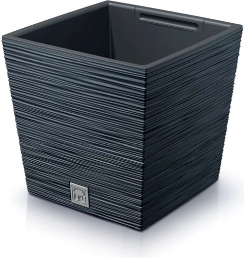 Furu Square Low 30 cm kvadratinis vazonas – antracitas