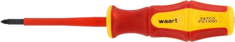Insulated Pozidriv Screwdriver PZ1 80 mm