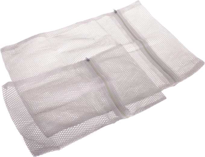 BRILANZ zippered laundry bags – set of 2 pcs (20 × 30 cm and 30 × 40 cm)
