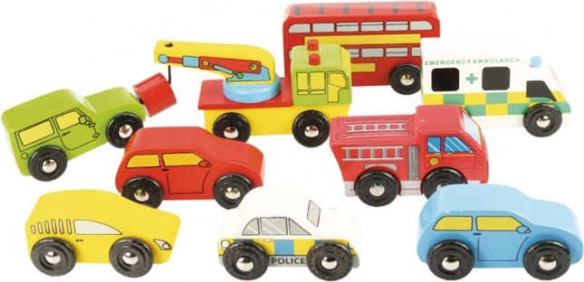 Bigjigs Rail medinių automobilių rinkinys