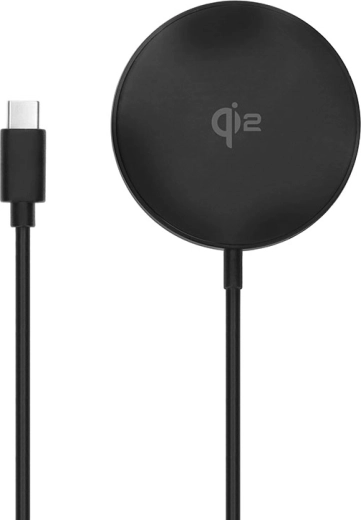Solight Qi2 15 W Magnetic Wireless Charger with USB-C, MagSafe Compatible