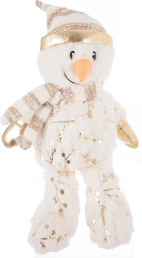 Sėdintis pliušinis senis besmegenis baltas 28 cm