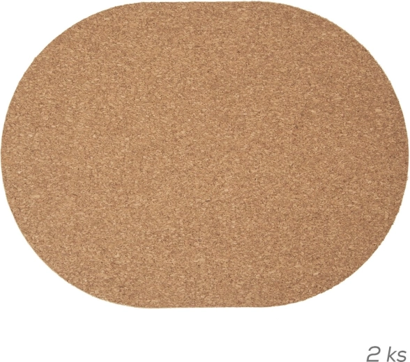Kamštinės stalo servetėlės, rinkinys 2 vnt., 43,5 × 29 cm