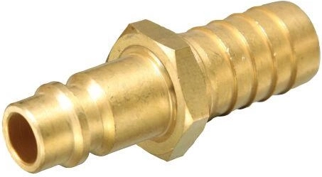 Greitos jungties adapteris 1/4" – 6 mm, žalvarinis