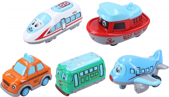 Metalinė transporto priemonė 6 cm su atgaliniu užvedimu