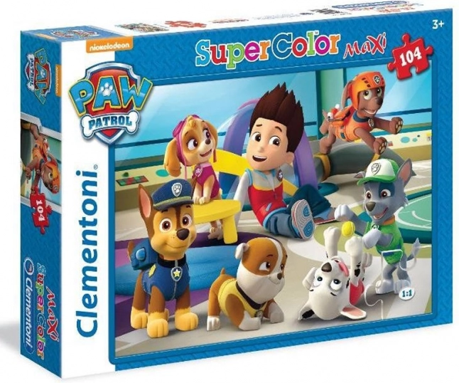 Clementoni dėlionė „PAW Patrol“ (Letenėlių patrulis) Maxi, 104 detalės