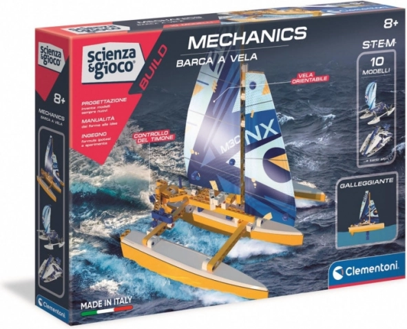 Laboratorinė mechanika: plūduriuojantis trimaranas CLEMENTONI