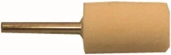 Cylindrical grinding point with shank 2 × 8 mm, grit 100, hardness L