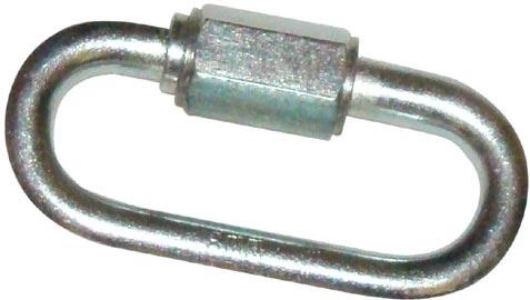 Steel connecting link M9 with locking nut, 83 × 37 mm (10 pcs)