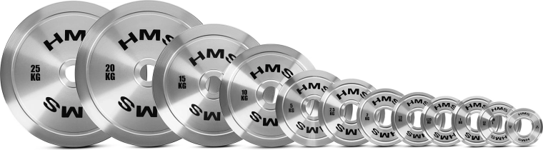 Plieninis olimpinis diskas HMS 15 kg