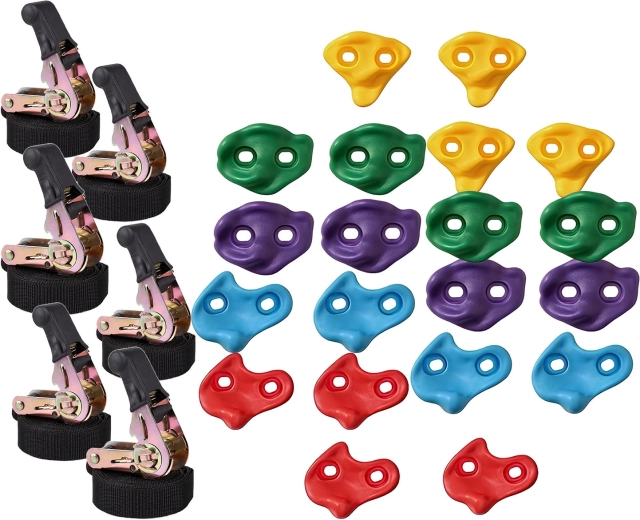 Children's Tree Climbing Holds with Fastening Straps