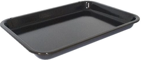 Enamel baking tray 44.5 × 32.5 × 4 cm, black