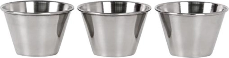 Toro Stainless Steel Sauce Bowls, 3 pcs