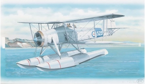 Lėktuvo modelio konstruktorius Fairey Swordfish Mk.2 (26,4 × 29 cm)