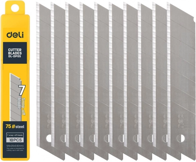 Deli peilis 25 mm, 10 vnt.