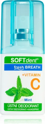 SOFTdent burnos dezodorantas purškiklyje, mėtų 20 ml