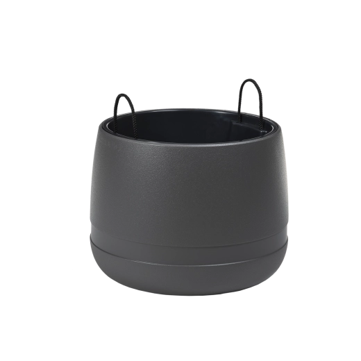 Gėlių dubuo Koma 48 cm antracito spalvos