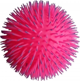 Šviečiantis šerdis kamuoliukas – elastingas sensorinis kamuolys margintomis spalvomis