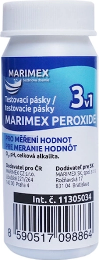 Marimex peroksido testavimo juostelės 3in1 (25 vnt.)
