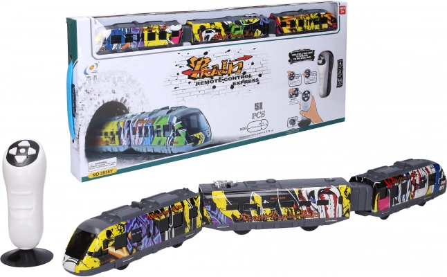 RC grafičio traukinių rinkinys 117 × 66 cm