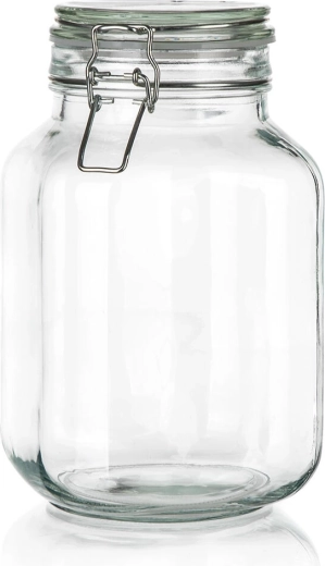 Airtight Glass Jar with Clamp Closure 2 L EREA