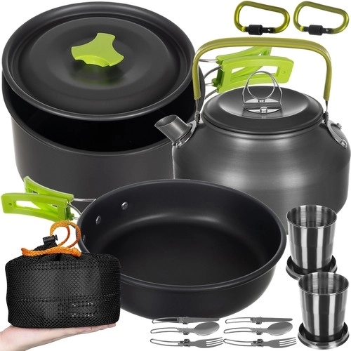 Kempingo indų rinkinys TRIZAND, 18 dalių