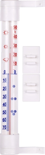 Outdoor self-adhesive thermometer 28 × 230 mm