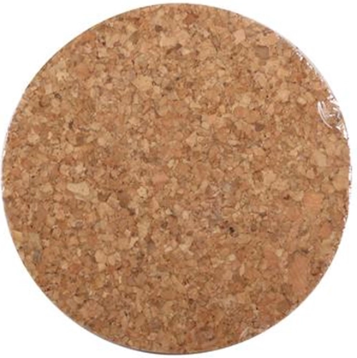 TORO Cork Coasters, Set of 6, Diameter 9.5 cm