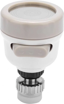 360° pasukamas virtuvės perlatorius su srautų perjungimu