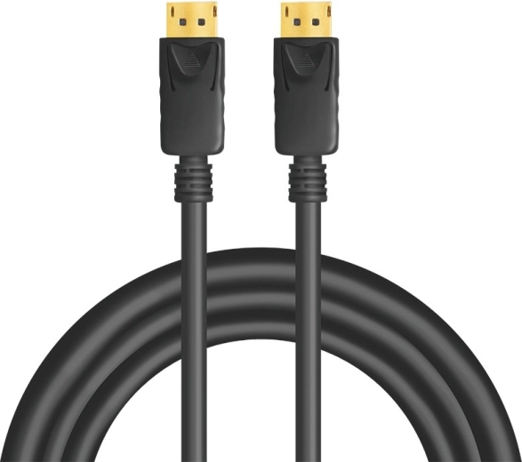DisplayPort Cable 8K 60 Hz and 4K 120 Hz, 5 m, Black