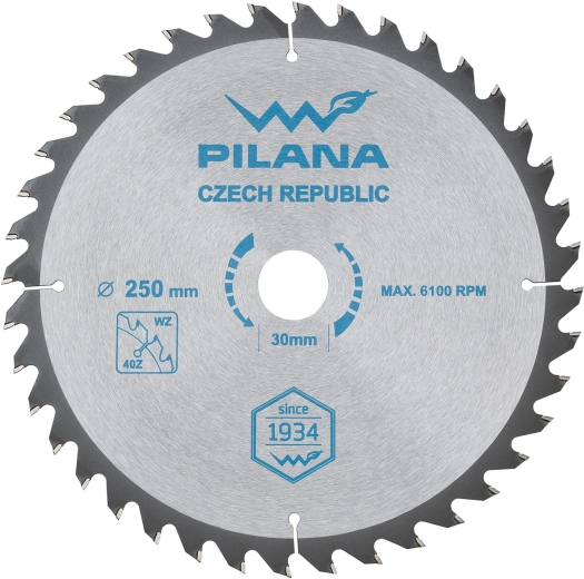 Saw Blade PILANA SK 5255 WZ 250 mm, 40 Teeth