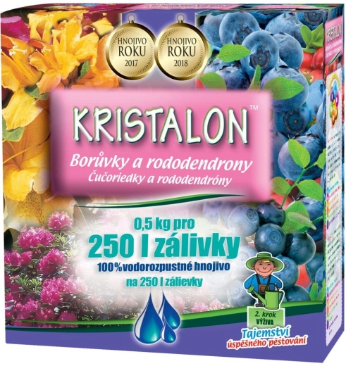 Kristalon trąšos mėlynėms ir rododendrams 0,5 kg