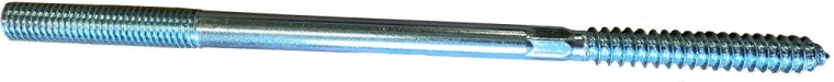 Screw with threaded tip M10, 140 mm, galvanized